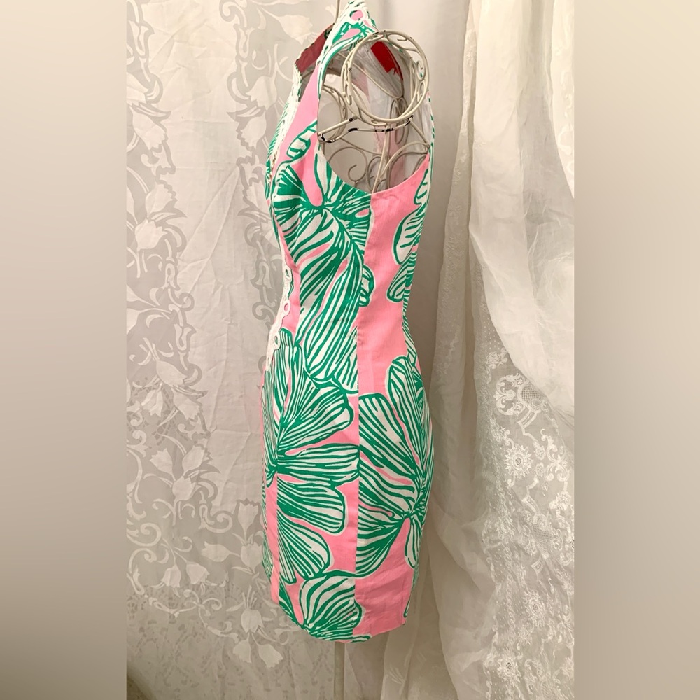 Lilly Pulitzer Alexa Mandevilla baby who let the fronds out shift dress Sz 2 - Picture 9 of 9